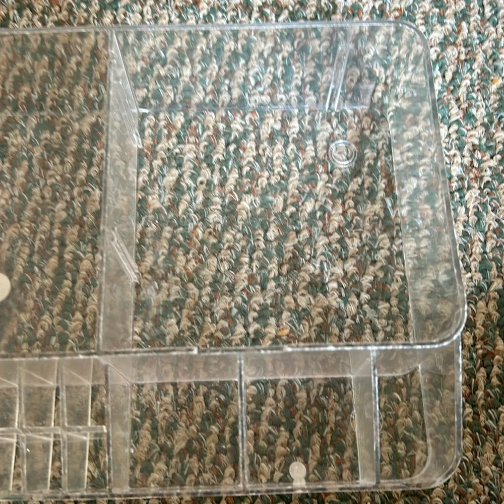 FREE! Lucite make up/jewelry organizer Free with any purchase of $15 or more.